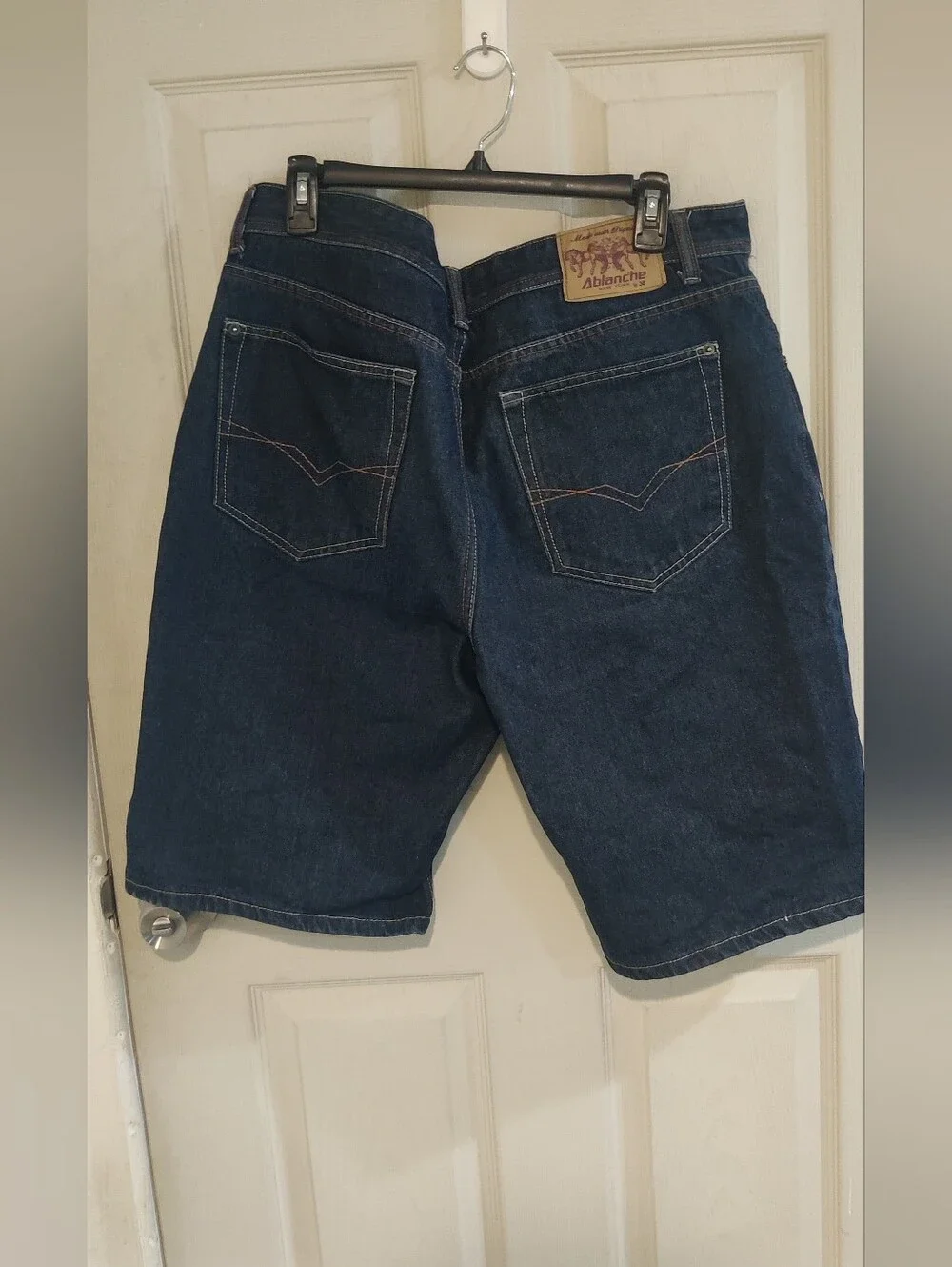 Cotton Denim Men's Jean Shorts Jorts Size 38 Ablanche New York